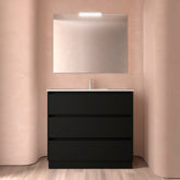 Mueble de baño NOJA 100 cm - 3 CAJONES - LAVABO - BañoClick